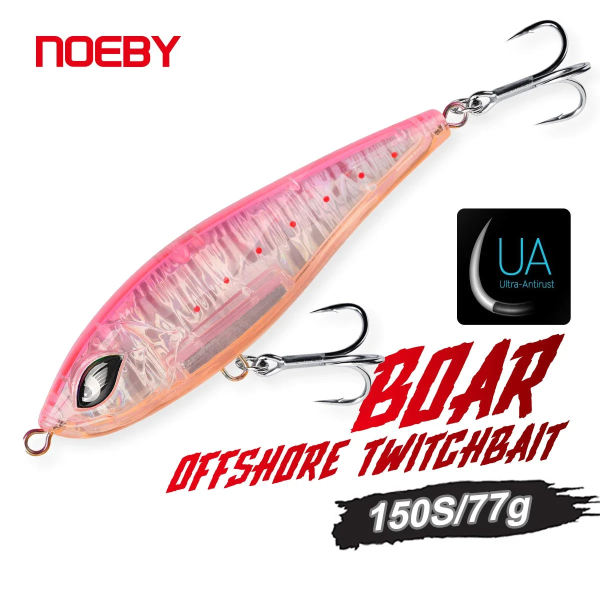 150mm 77g Offshore Twitch Bait for Saltwater Fishing