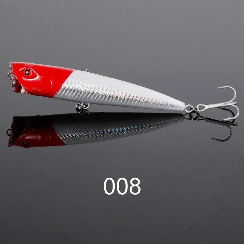 Topwater Popper Wobbler 140mm for Pike and Sea Bass Fishing
