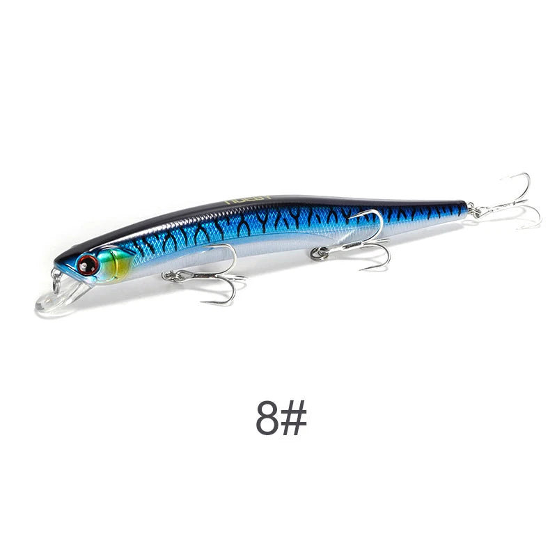 150mm 23g Slim Minnow Floating Wobbler for Seabass Fishing
