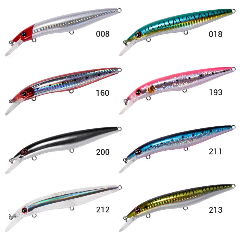 125mm 19g Floating Minnow Lure for Shallow Trolling