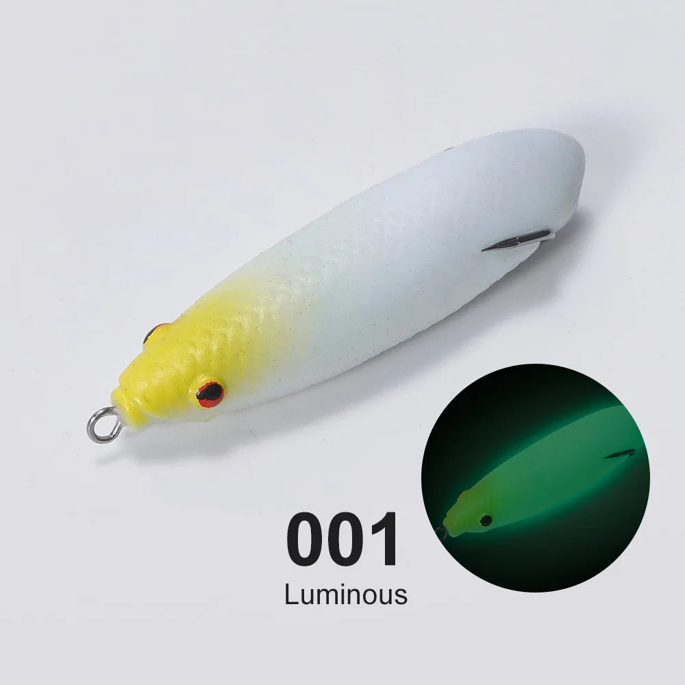 9cm 14g Hollow Body Frog Lure for Bass Fishing