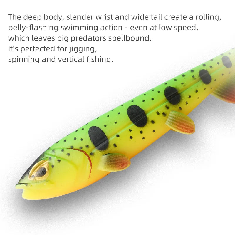Pike Fishing Soft Lure 15cm-28cm for Big Game (Sinking)