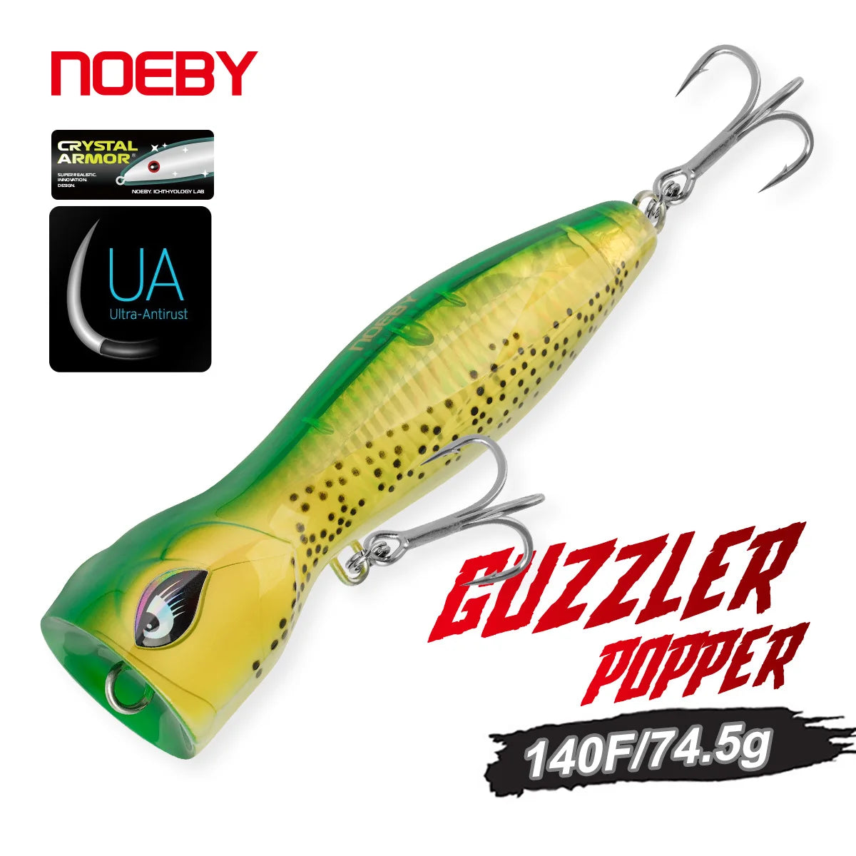 140mm 75g Popper Lure for GT and Tuna Fishing