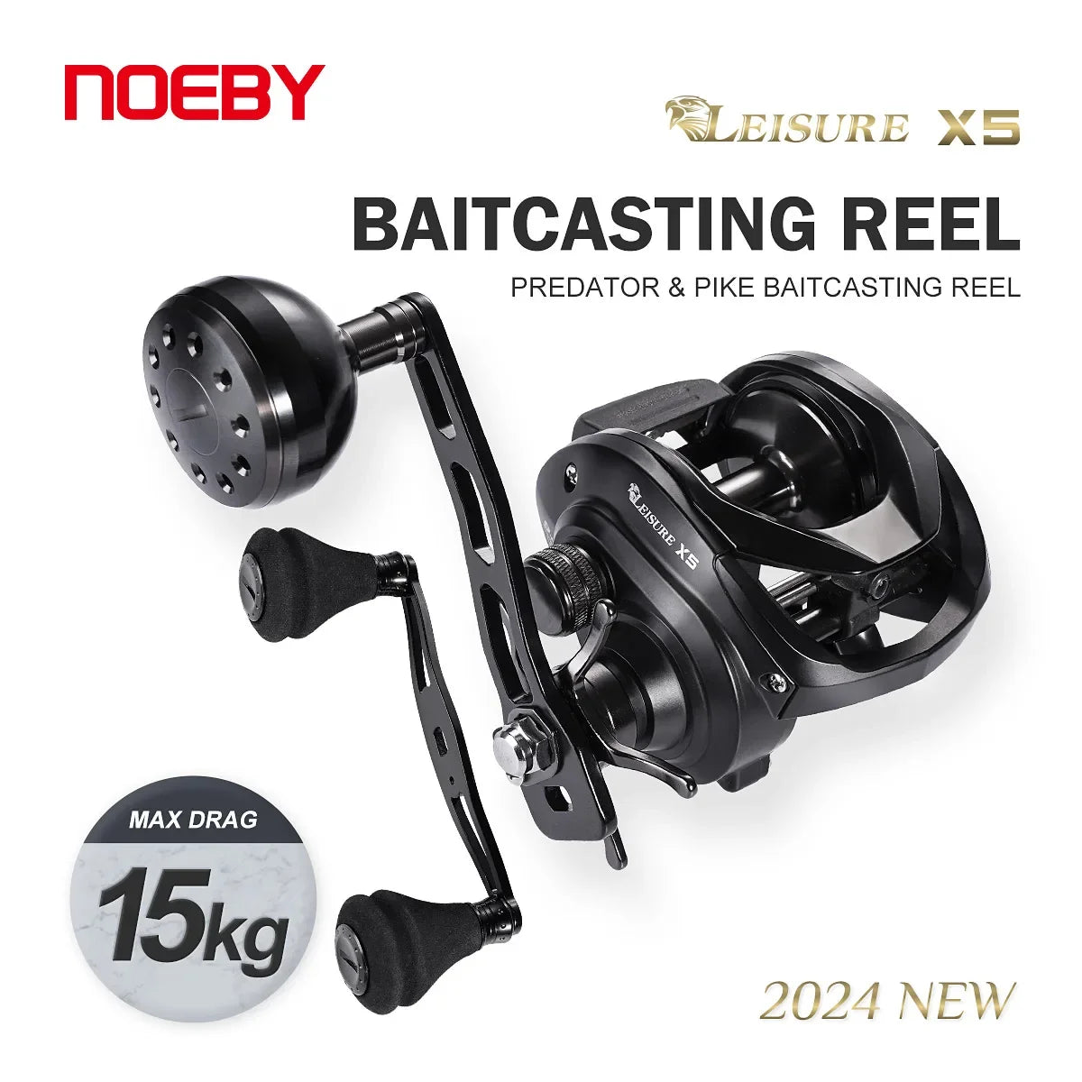 Pike Baitcasting Fishing Reel