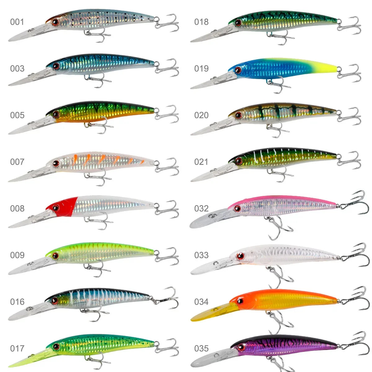 12cm 32g-16cm 73g Trolling Minnow Lure for Big Game Fishing