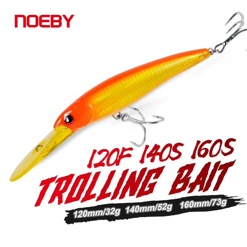 12cm 32g-16cm 73g Trolling Minnow Lure for Big Game Fishing