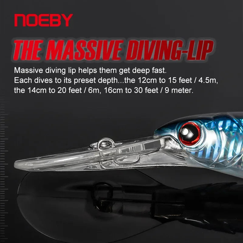 12cm 32g-16cm 73g Trolling Minnow Lure for Big Game Fishing