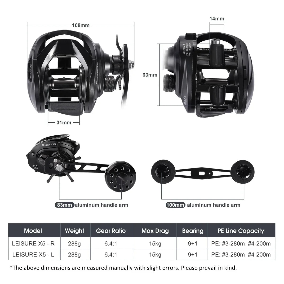 Pike Baitcasting Fishing Reel