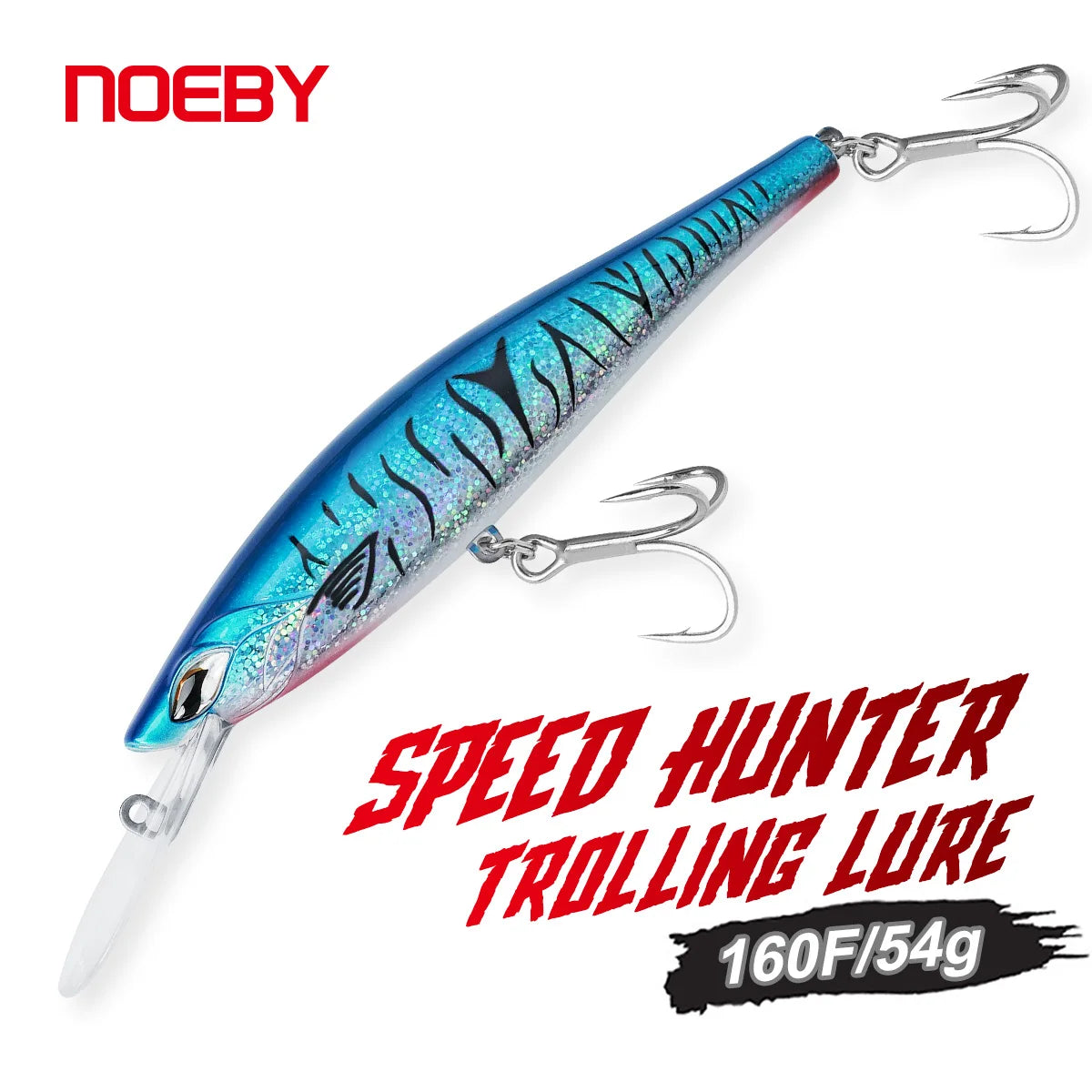 Speed Hunter Trolling Minnow 160mm 54g for Big Game Tuna and GT