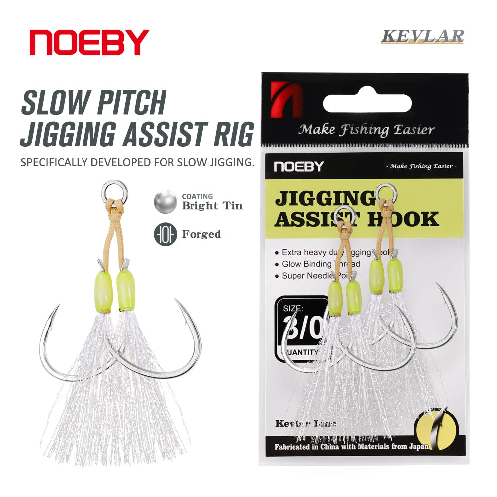 Slow Pitch Jigging Assist Rig Hooks
