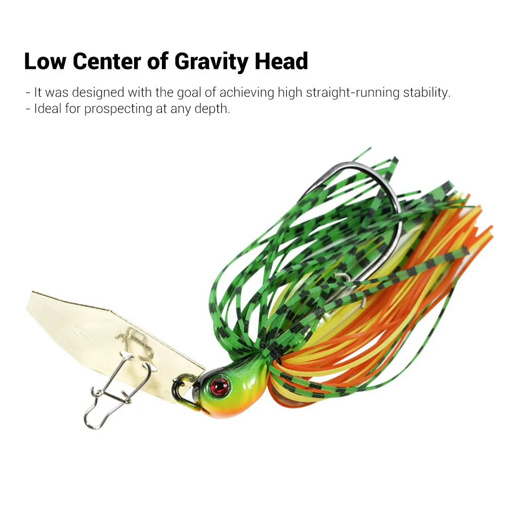 Chatterbait 10.5g-35g Bladed Jig for Bass and Pike