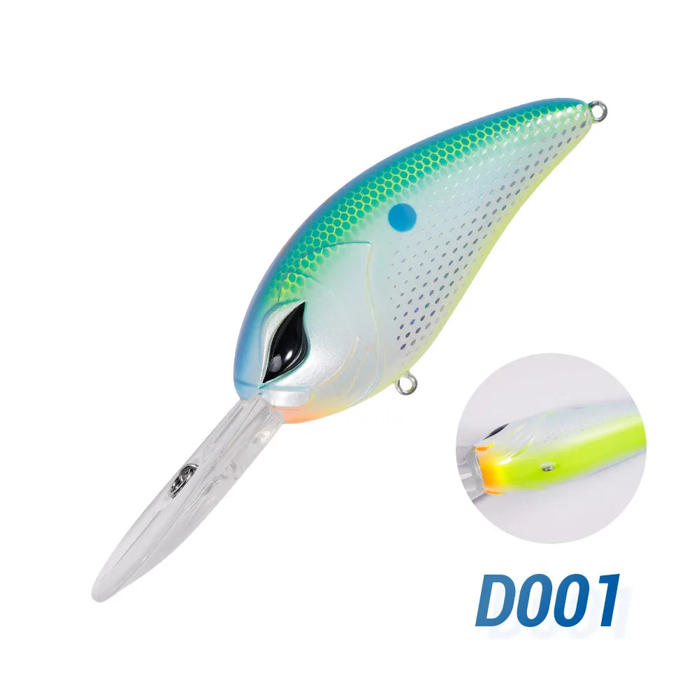 80mm 30.5g Deep Diving Crankbait for Pike and Perch