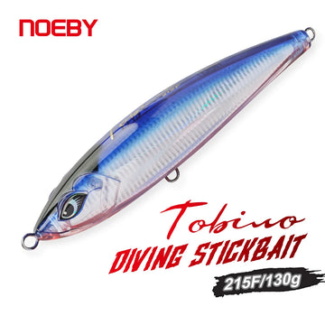 215mm 128g Tobiuo Diving Stickbait for Offshore Big Game Fishing