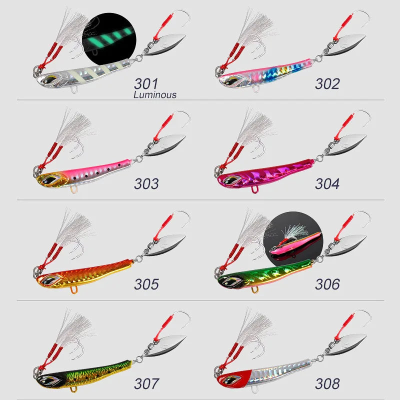 21g-60g Blade Jig Lure for Shore Casting and Sea Fishing