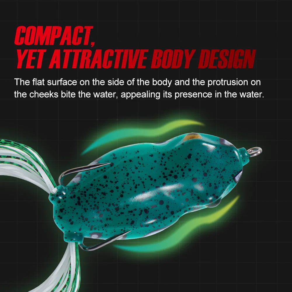 Hollow Body Walking Frog Lure for Snakehead and Bass