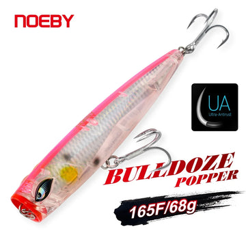 165mm 68g Topwater Popper for Big Game Tuna Fishing