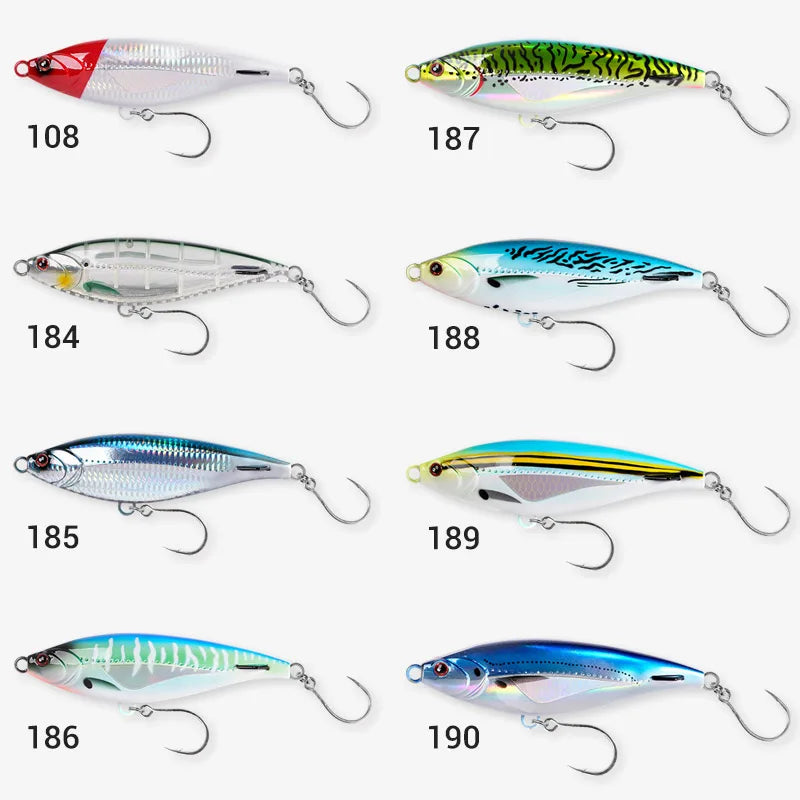 115mm 43g Sinking Stickbait for Saltwater Fishing