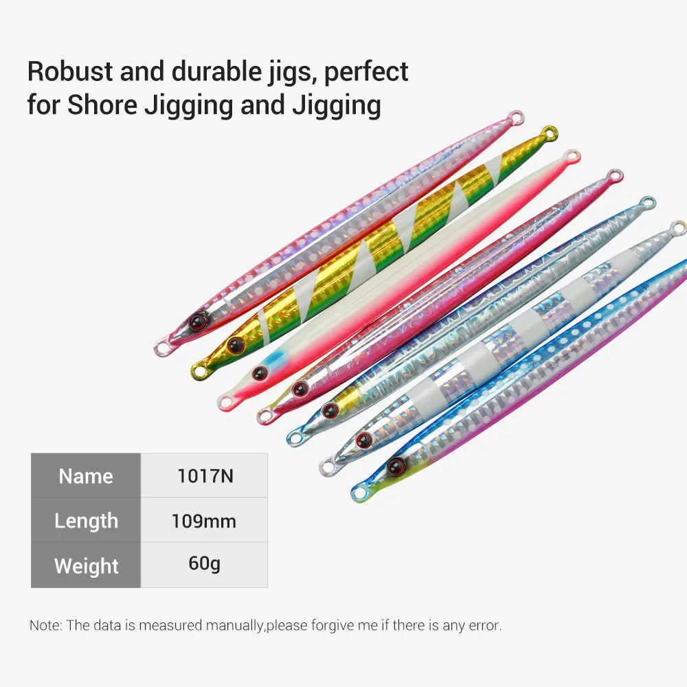 60g Metal Jig for Shore Jigging and Saltwater Fishing