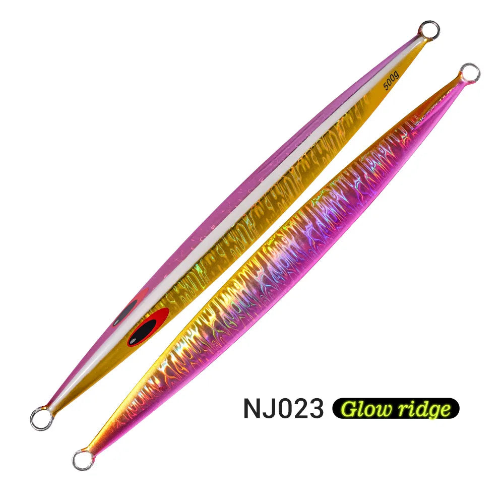 250g-500g Metal Jig Lure for Deep Sea Fishing