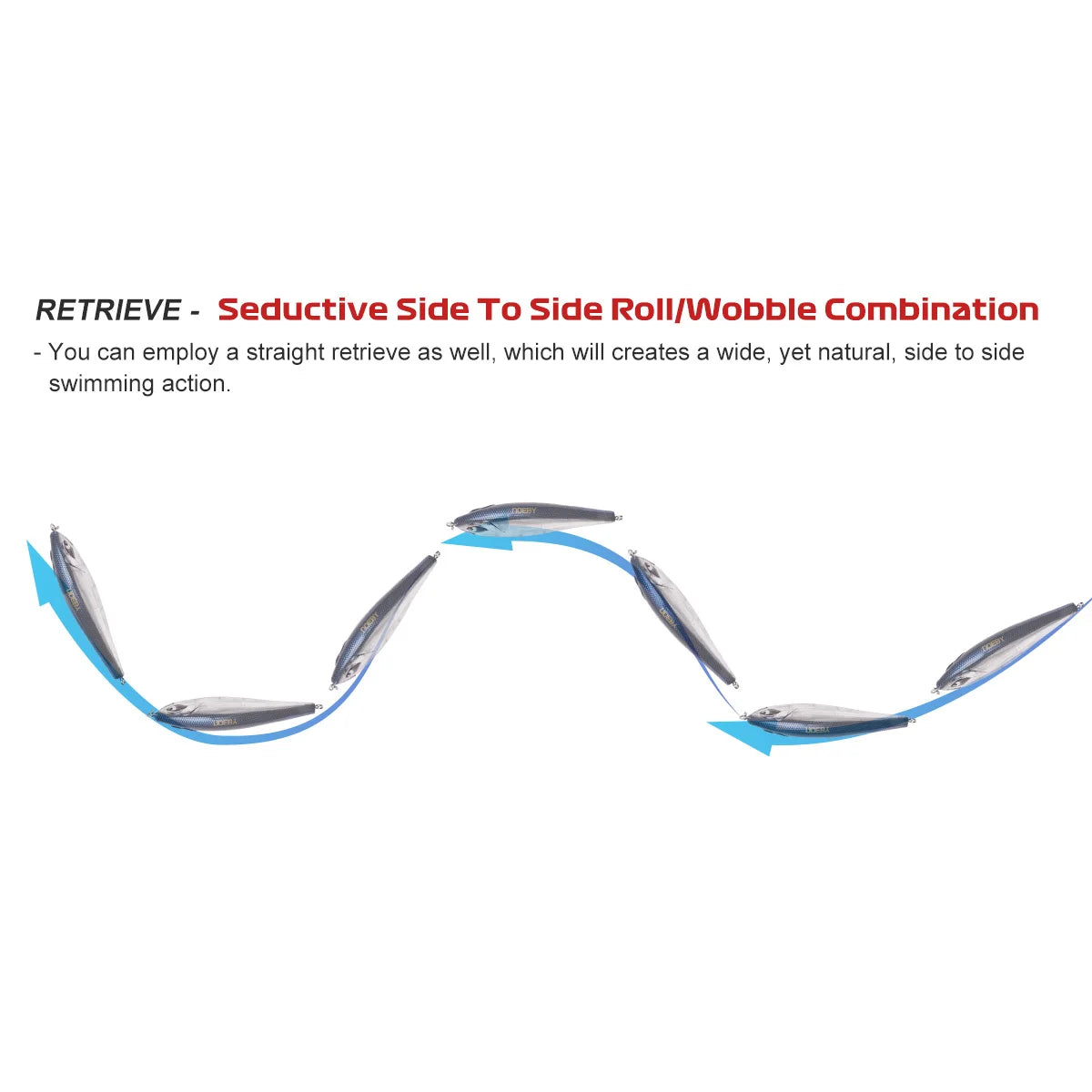 115mm 38g Inshore Twitch Bait for Saltwater Fishing