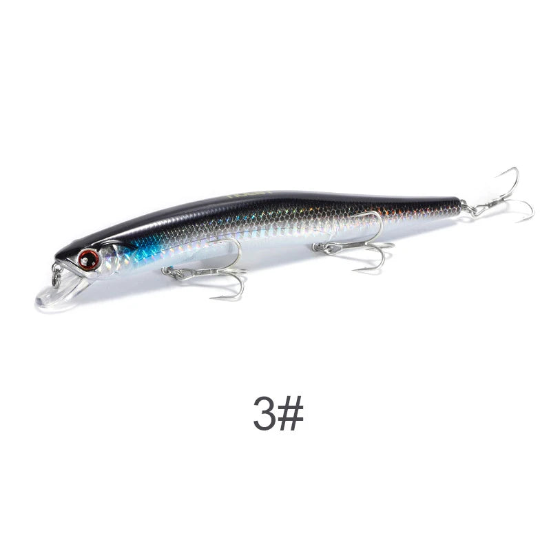 150mm 23g Slim Minnow Floating Wobbler for Seabass Fishing