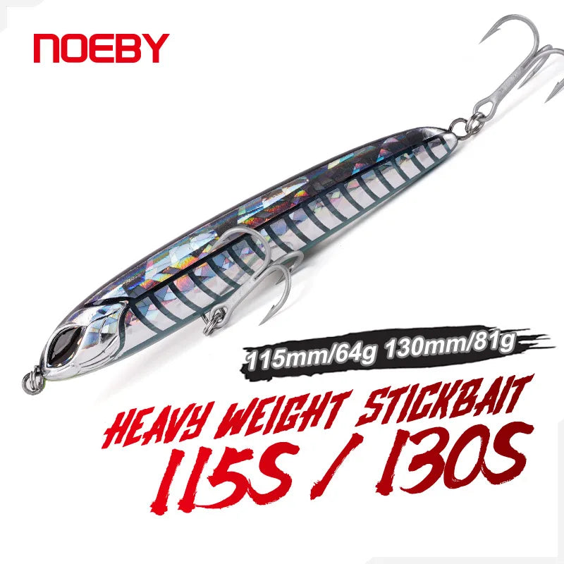 115mm 64g Sinking Stickbait for Sea Fishing