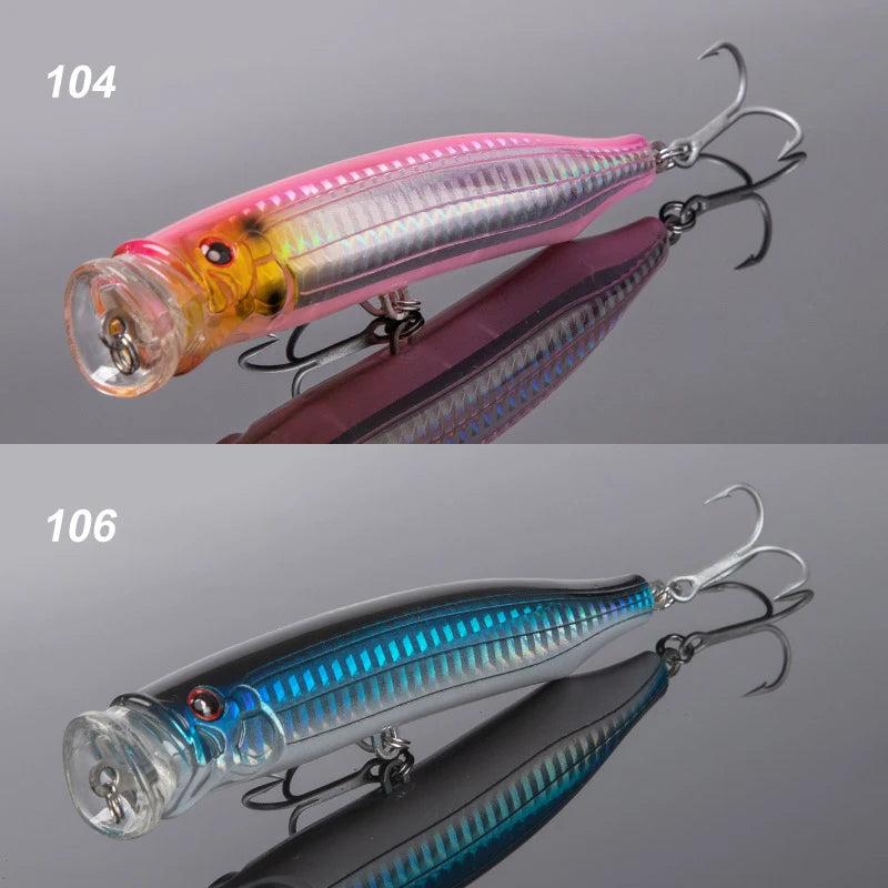 Popper lure for Pike and tuna fishing
