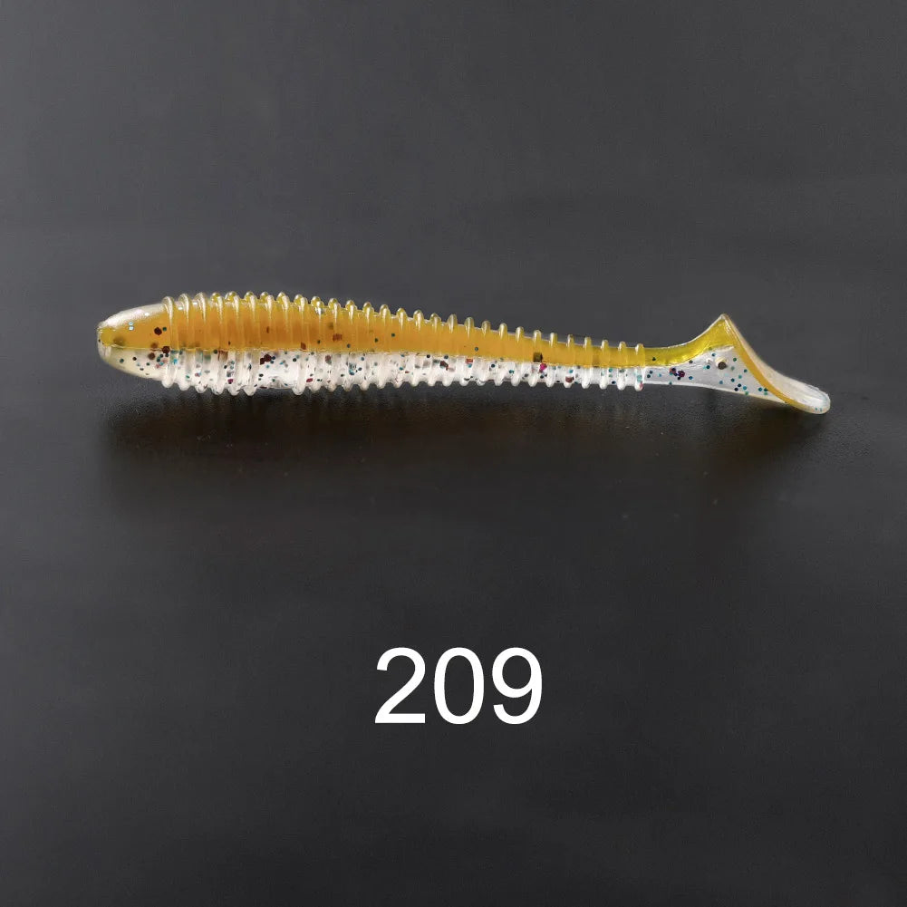 Soft Silicone Shad Lure 7cm-12cm Paddle Tail for Pike and Perch