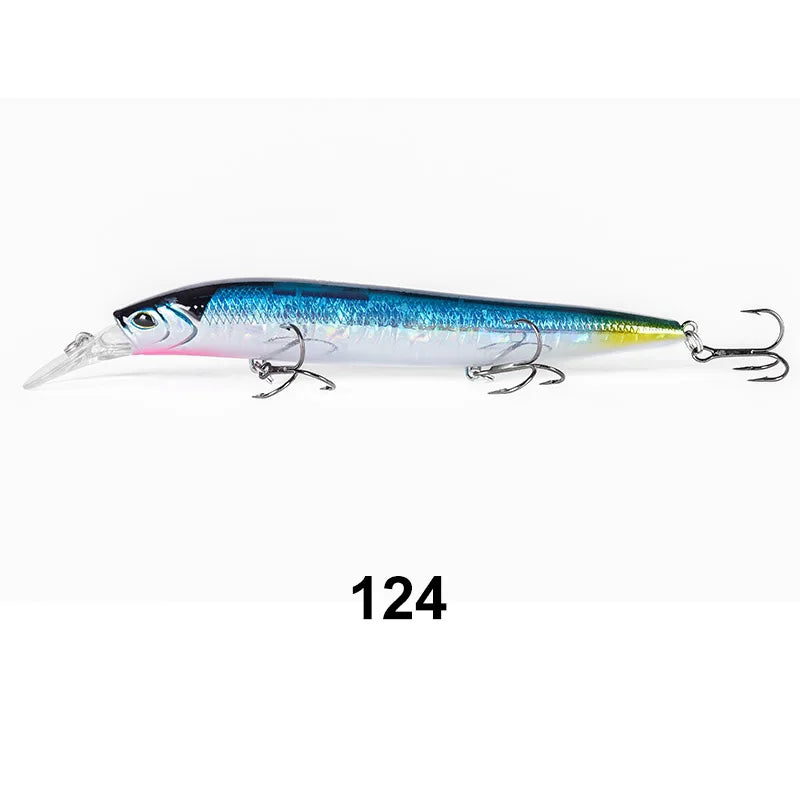 137mm 41g Sinking Minnow Lure for Seabass and Saltwater Fishing