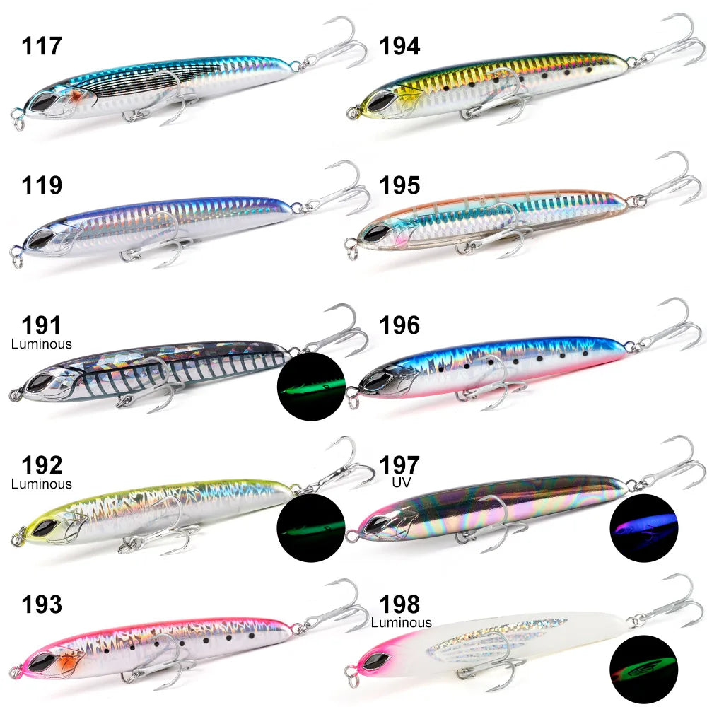 115mm 64g Sinking Stickbait for Sea Fishing