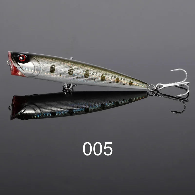 Topwater Popper Wobbler 140mm for Pike and Sea Bass Fishing