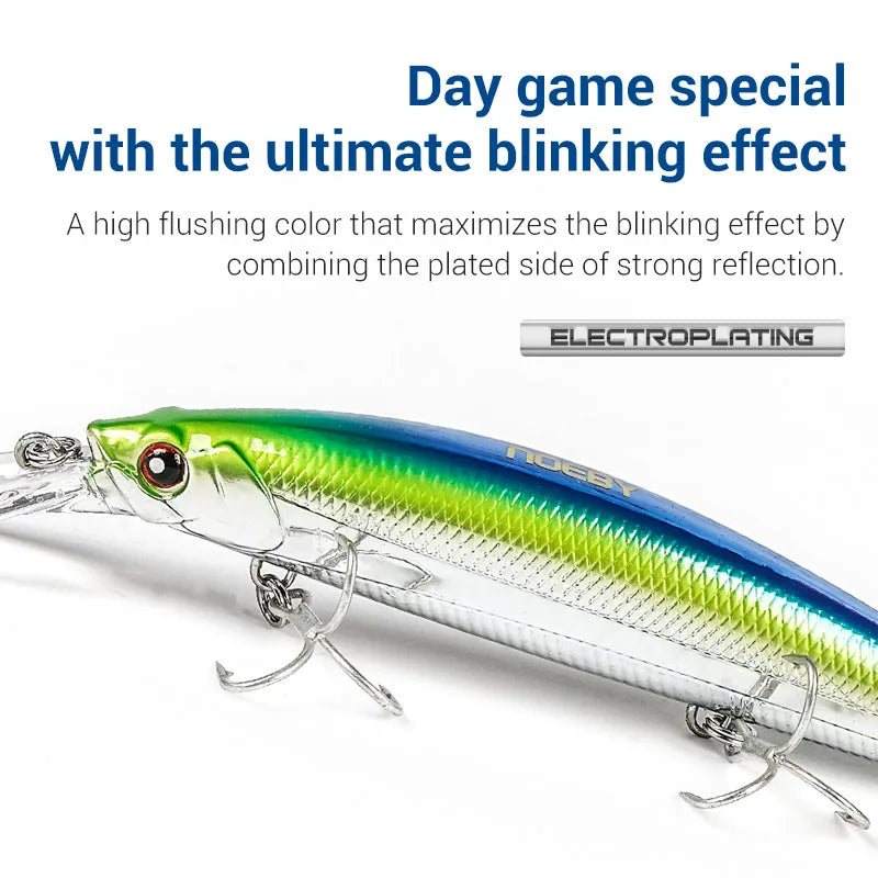 110mm 36g Heavy Minnow Lure for Seabass Fishing