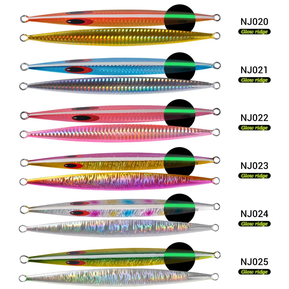 100g-200g Metal Jig for Sea Fishing with High Pitch and Darting Long Slide