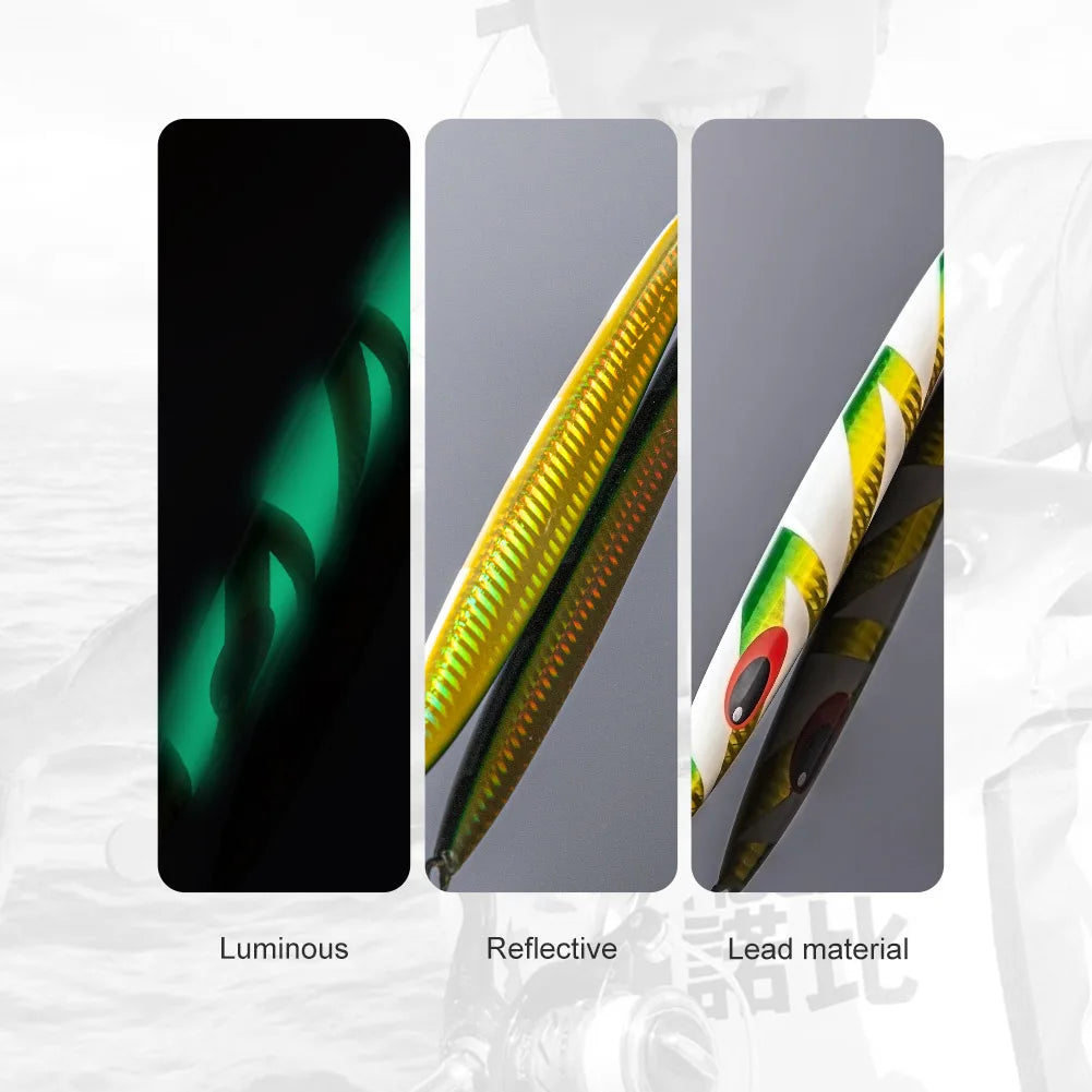 80g Metal Jig for Deep and Slow Jigging for Saltwater Tuna and GT