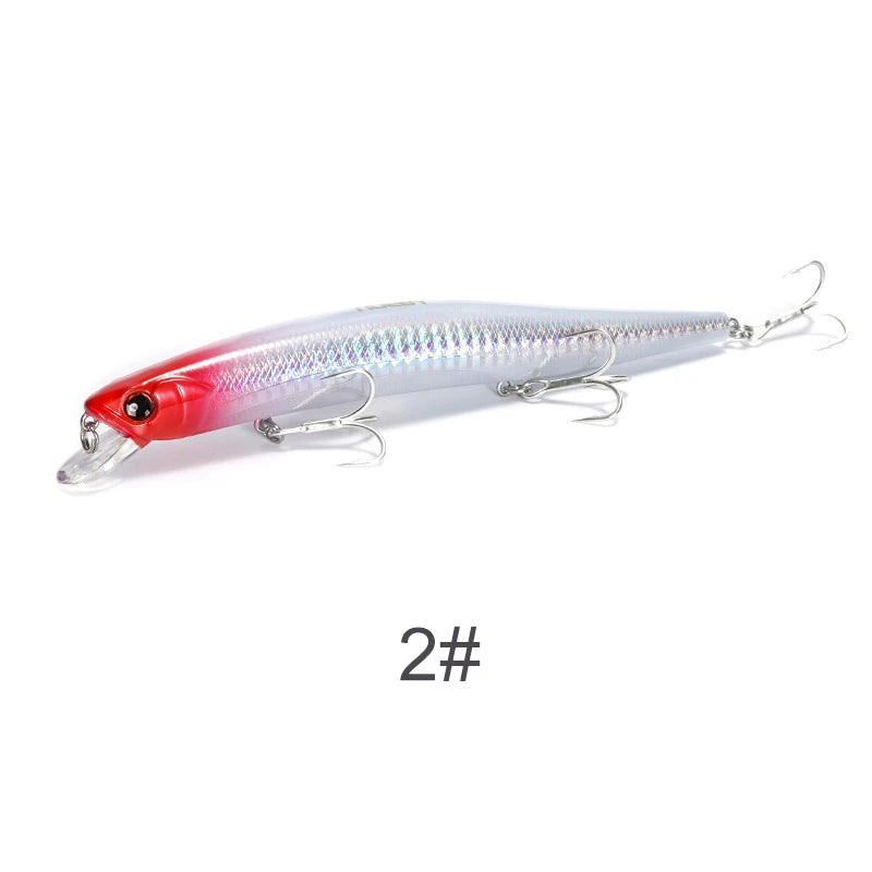 150mm 23g Slim Minnow Floating Wobbler for Seabass Fishing