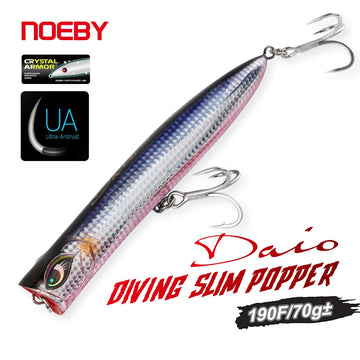 190mm 70g Daio Popper for Tuna and GT Fishing