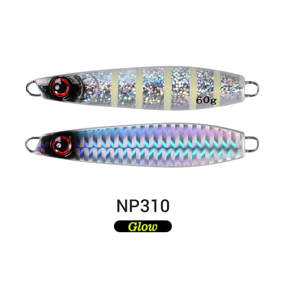 60g Metal Jig Lure for Slow Jigging and Sea Fishing