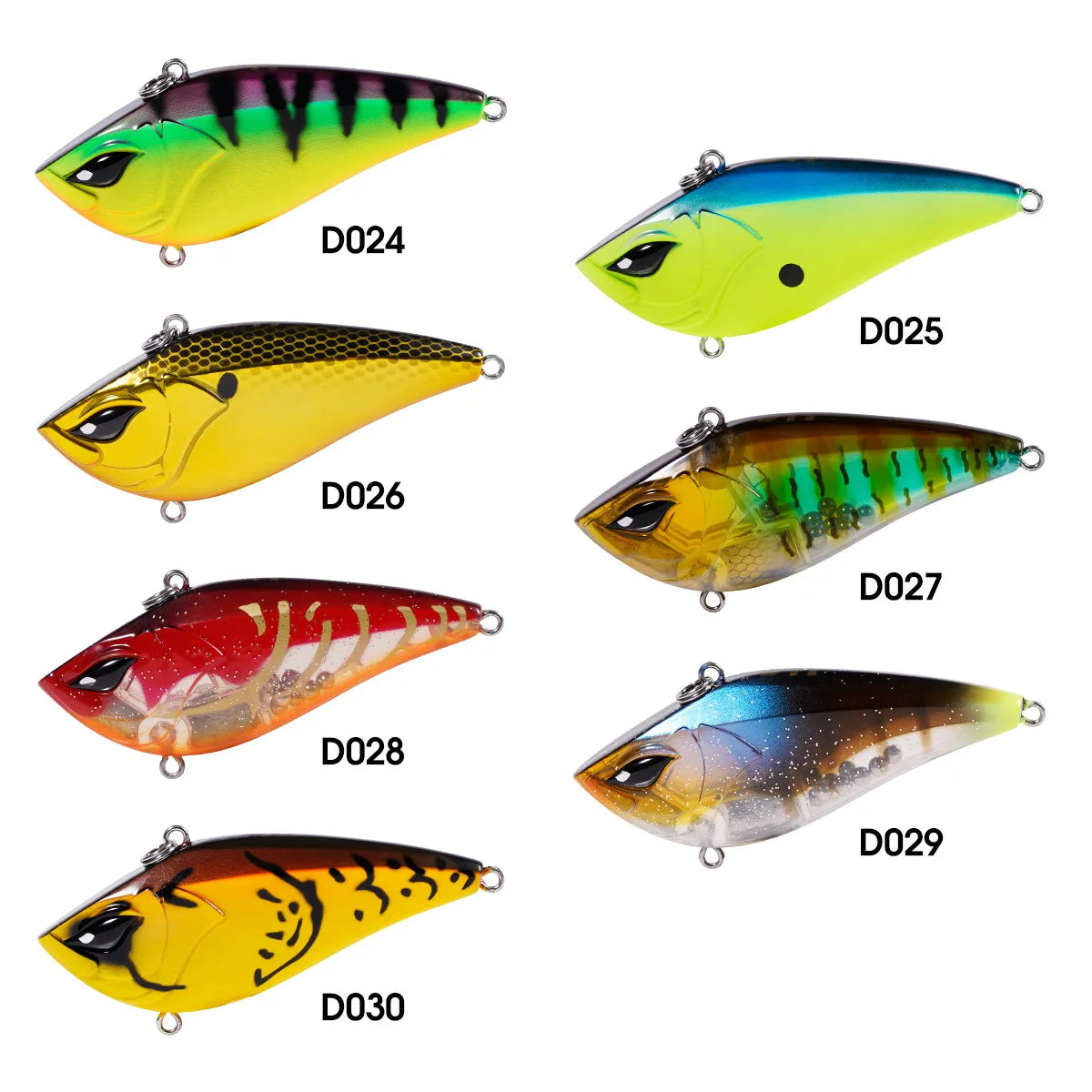 7cm 17.5g Lipless Crankbait VIB for Bass and Pike