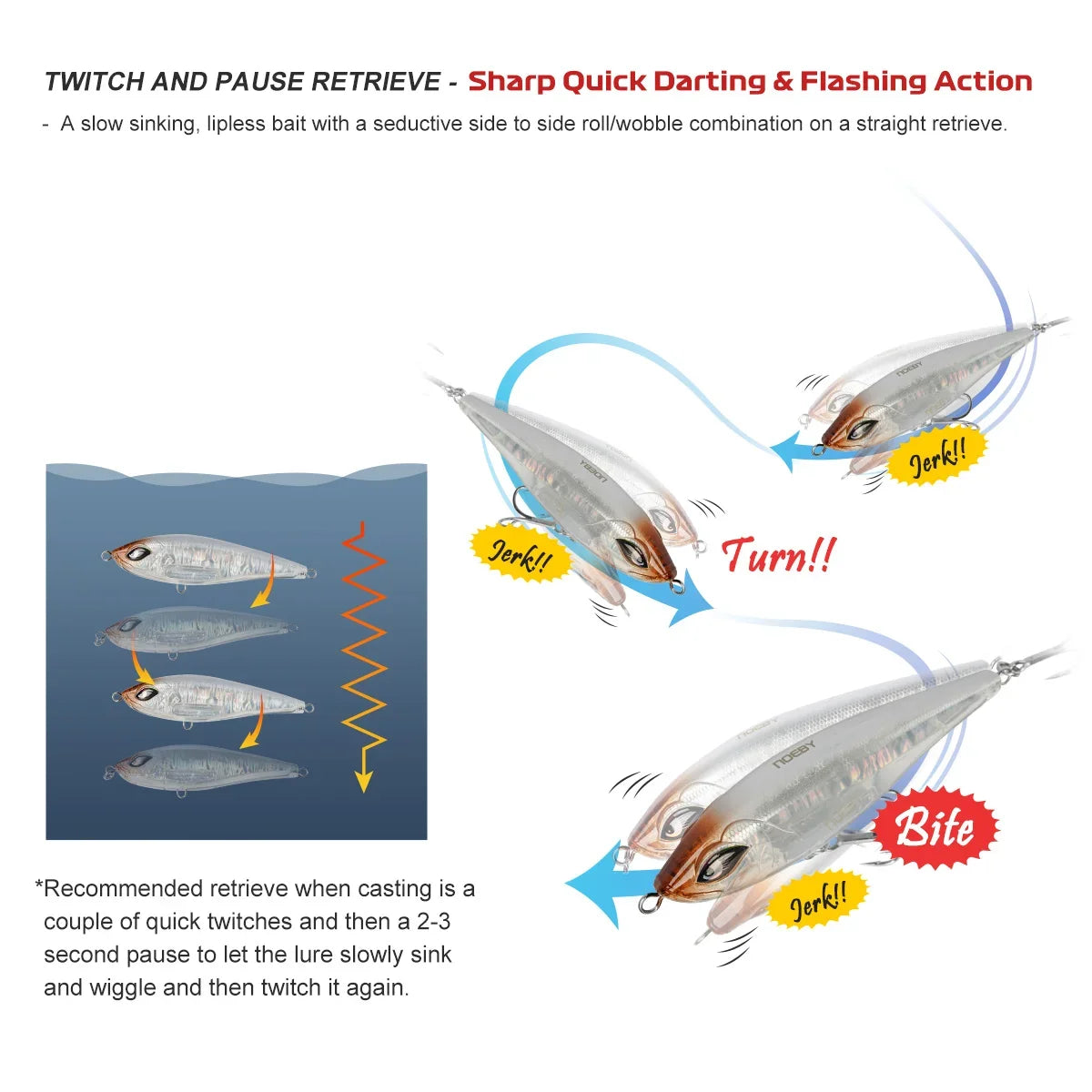 150mm 77g Offshore Twitch Bait for Saltwater Fishing